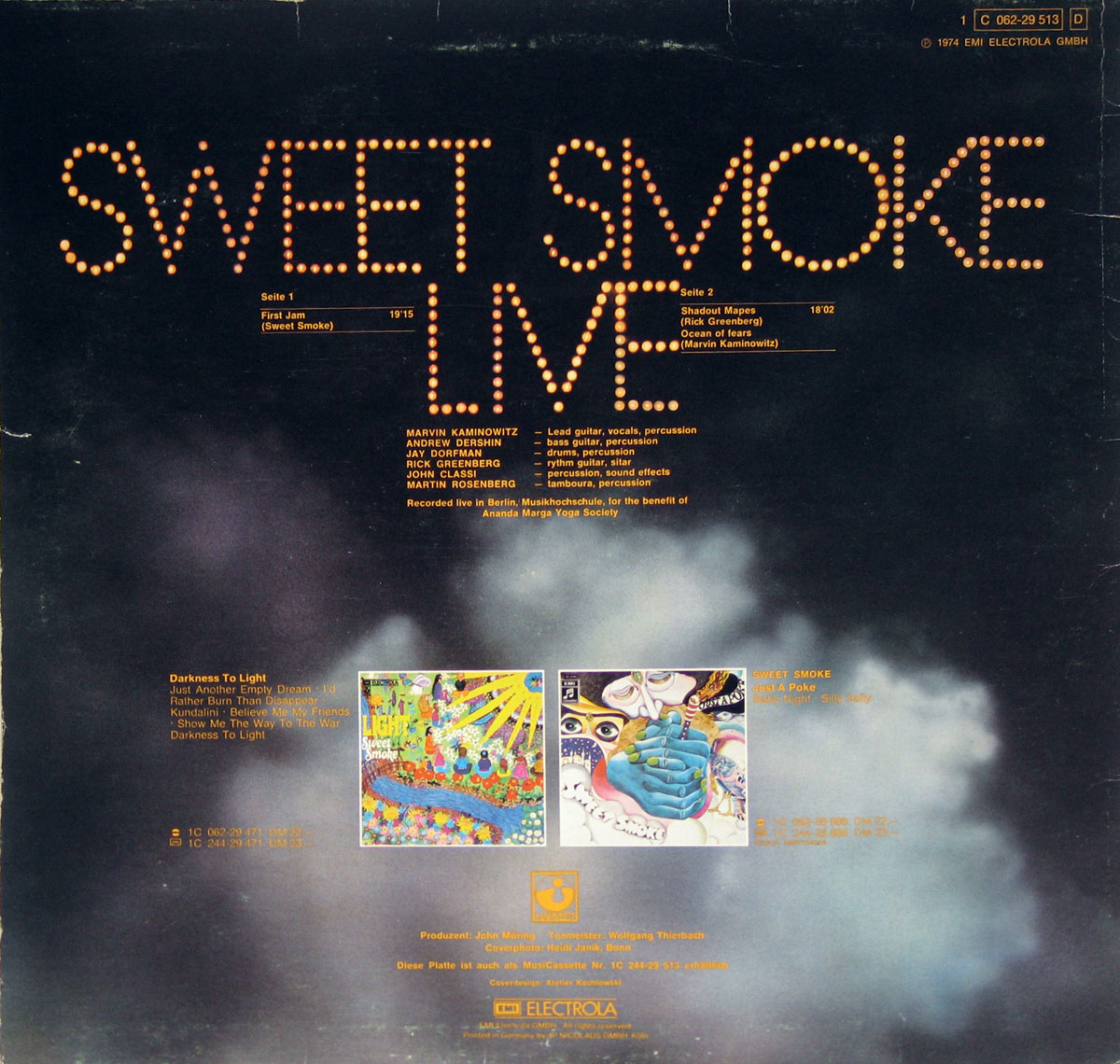 High Resolution Photo SWEET SMOKE Just Poke Live Berlin 